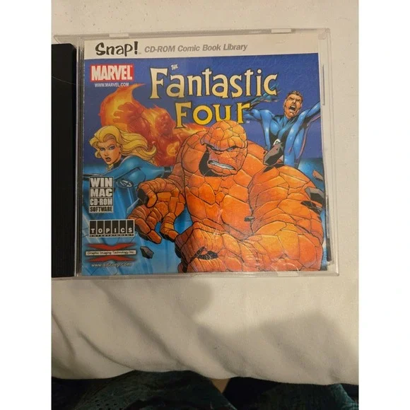 Snap Fantastic Four CD-ROM from Comic Book Library 10 full length digital comics
