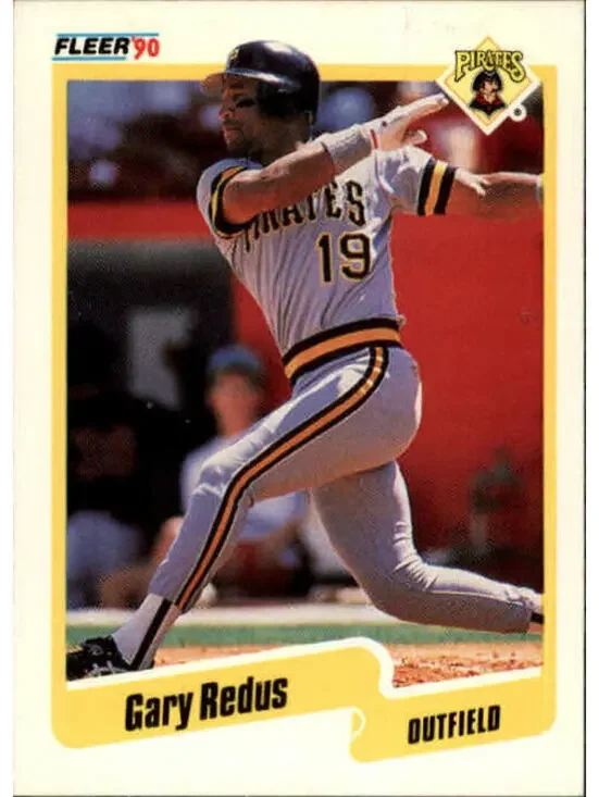 1990 Gary Redus Fleer Baseball Card #476