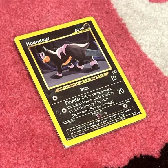 Houndour #39 – Pokémon Neo Discovery – 1st Edition – As Pictured