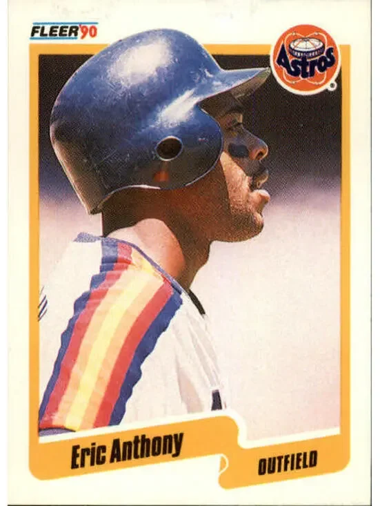 1990 Eric Anthony Fleer Baseball Card #222