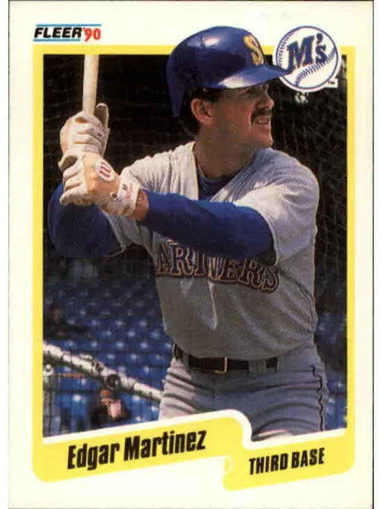 1990 Edgar Martinez Fleer Baseball Card #520