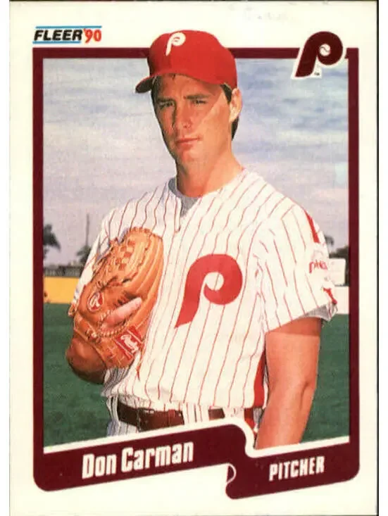 1990 Don Carman Fleer Baseball Card #552