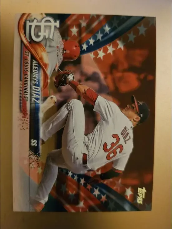 2018 Topps Independence Day Insert - Aledmys Diaz #67 - No. 52/76  - RAW Mint