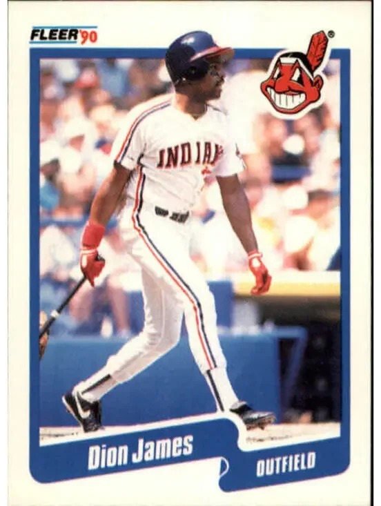 1990 Dion James Fleer Baseball Card #494