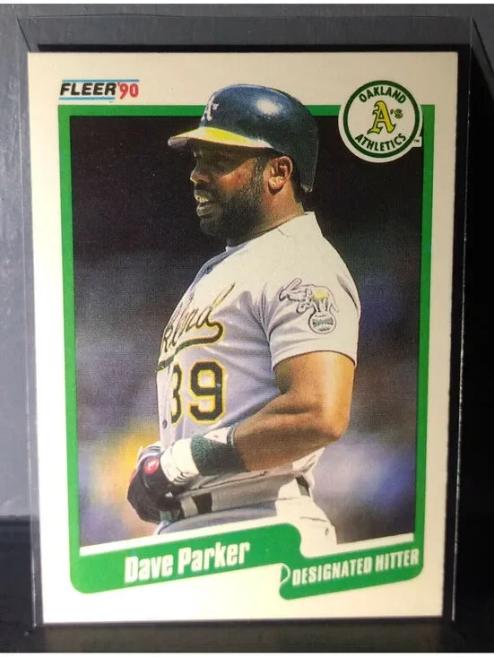 1990 Dave Parker Fleer Baseball Card #18