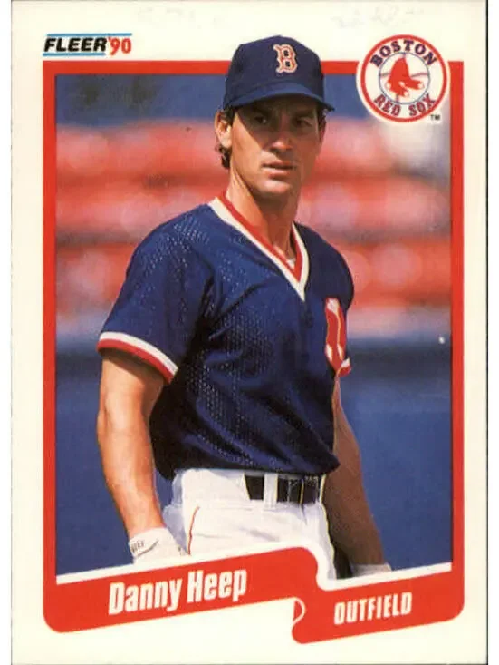 1990 Danny Heep Fleer Baseball Card #278