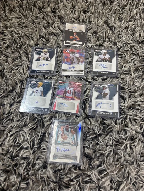Assorted Sport Autographs Cards-Basketball/Football