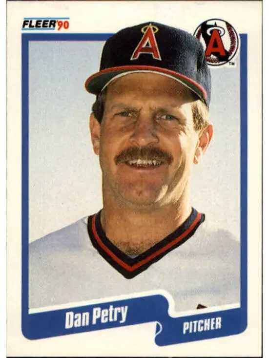 1990 Dan Petry Fleer Baseball Card #142