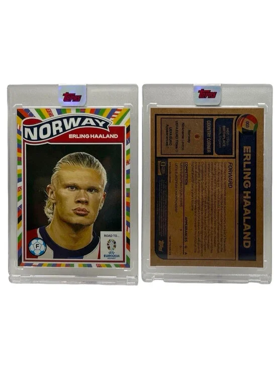 2024 Topps Road to UEFA Euro 2024 Living Set /3143 Erling Haaland #003 Norway