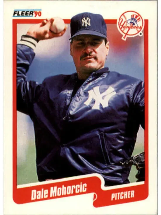 1990 Dale Mohorcic Fleer Baseball Card #450