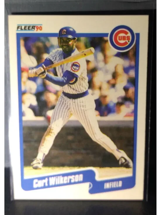1990 Curt Wilkerson Fleer Baseball Card #46