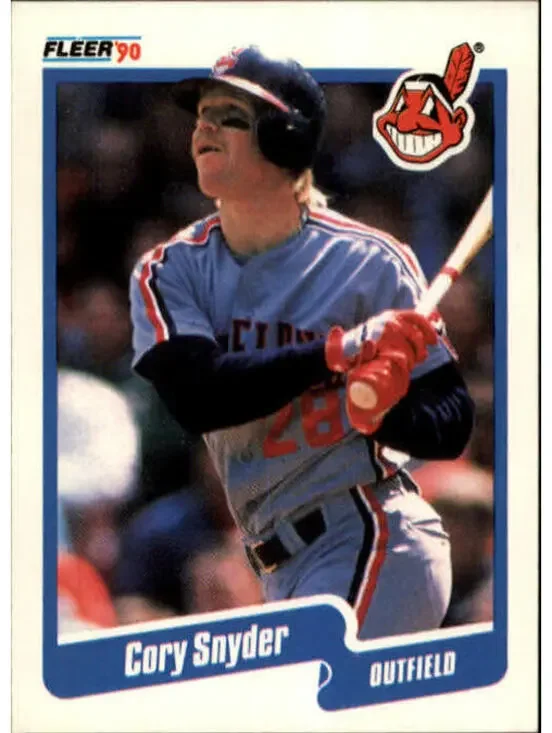 1990 Cory Snyder Fleer Baseball Card #502