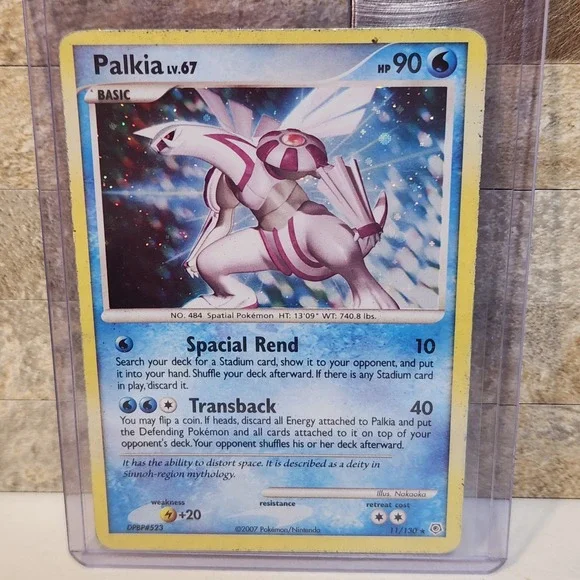 Pokemon Palkia LV.67 11/130 Holo Rare Diamond & Pearl Base Set 2007 TCG Card