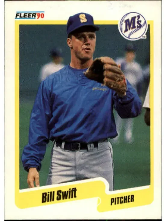 1990 Bill Swift Fleer Baseball Card #526