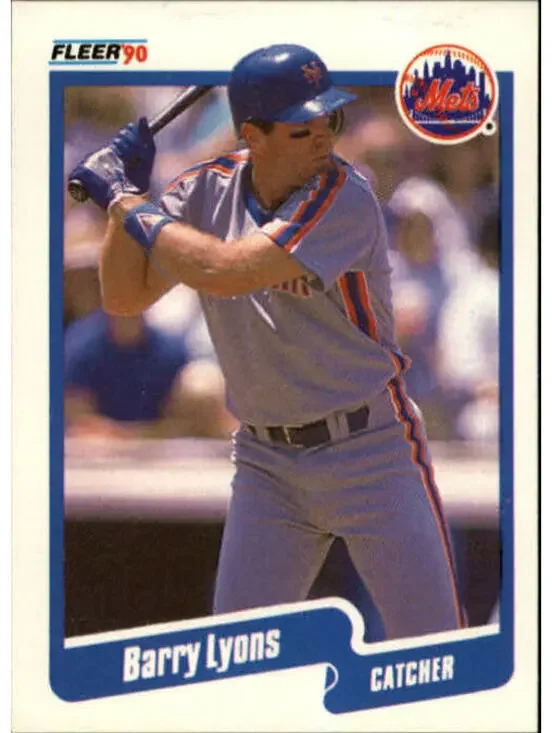 1990 Barry Lyons Fleer Baseball Card #209