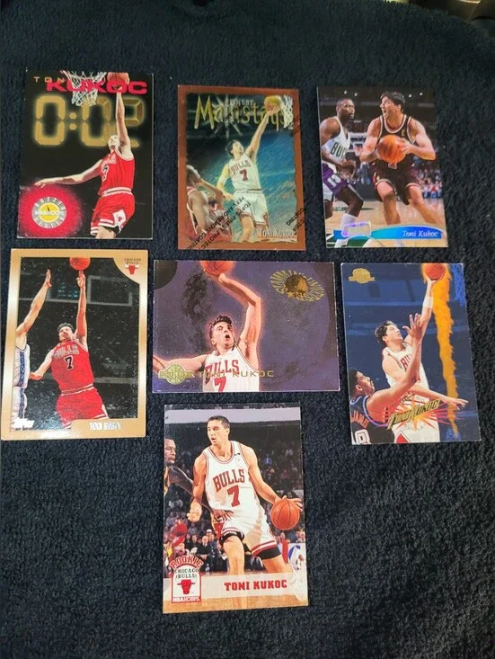 Tony Kukoc Trading Card Lot