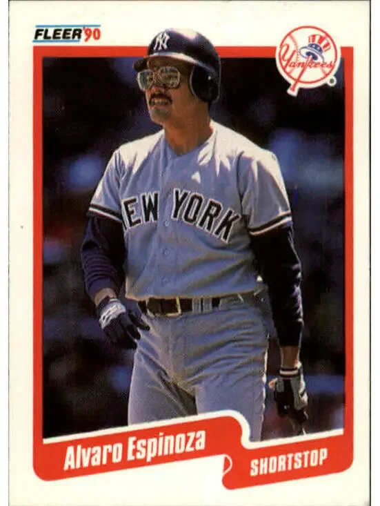 1990 Alvaro Espinoza Fleer Baseball Card #441