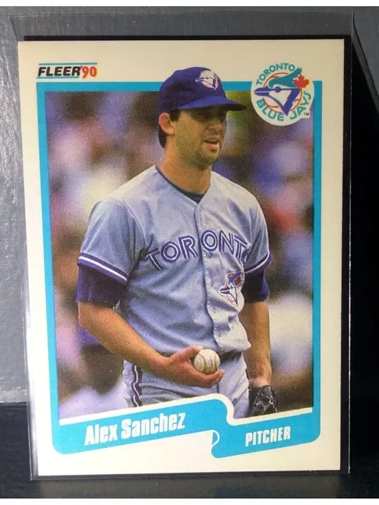 1990 Alex Sanchez Fleer Baseball Card #92