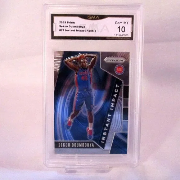 2019 Prizm #21 Sekou Doumbouya GMA 10