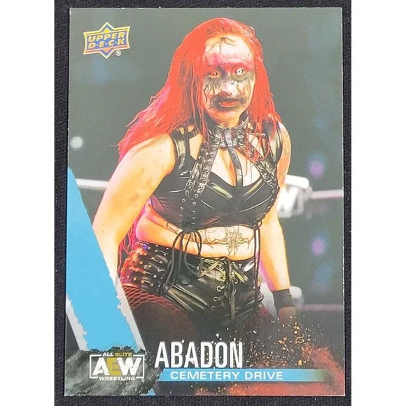 2021 UPPER DECK‎ AEW ABADON FINISHER SP INSERT