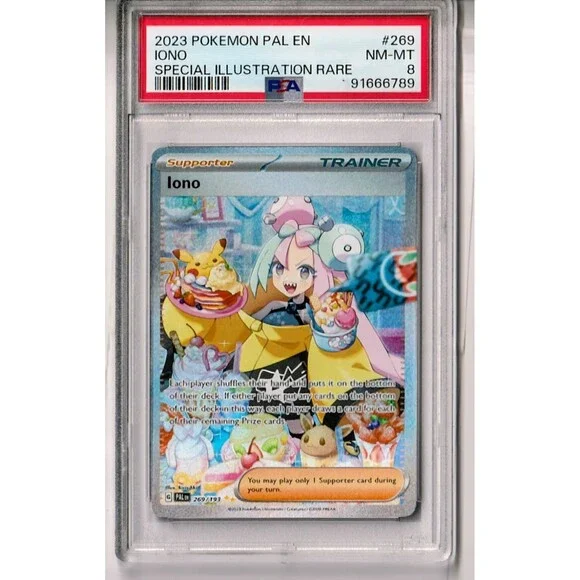 Iono 269/193 PSA 8 - Scarlet & Violet Paldea Evolved - Pokémon TCG