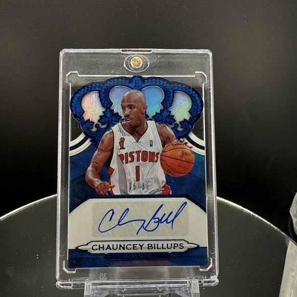 2018-19 Panini Crown Royale Basketball Blue Auto #CA-CBL Chauncey Billups #35/35