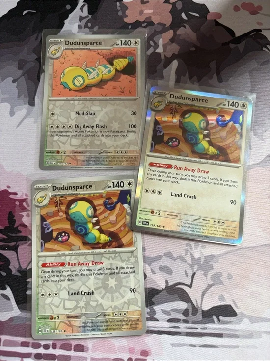 Dudunsparce Reverse Holo Holo Pokémon Card Lot Multiple Artworks TCG ✨5/$25✨