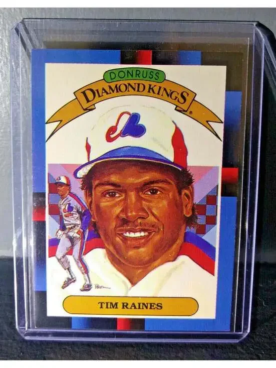 1988 Tim Raines Donruss Diamond Kings #2 Baseball Card
