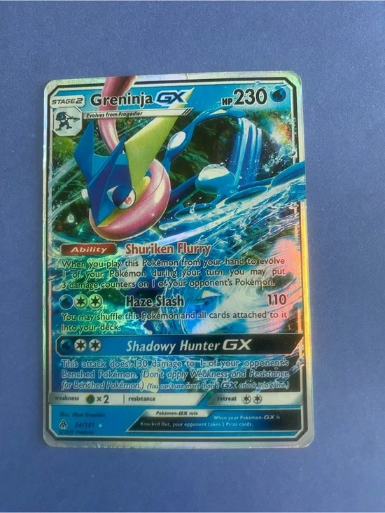 Greninja GX 24/131 Forbidden Light , Pokemon Card