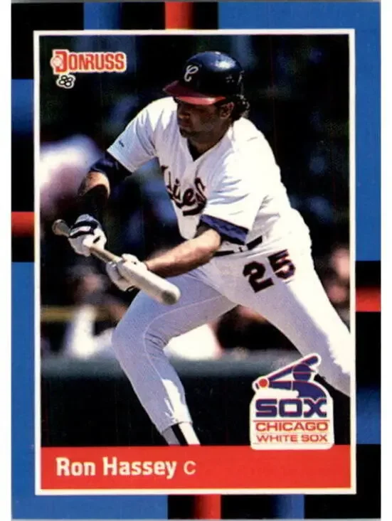 1988 Ron Hassey Donruss Baseball Card #580