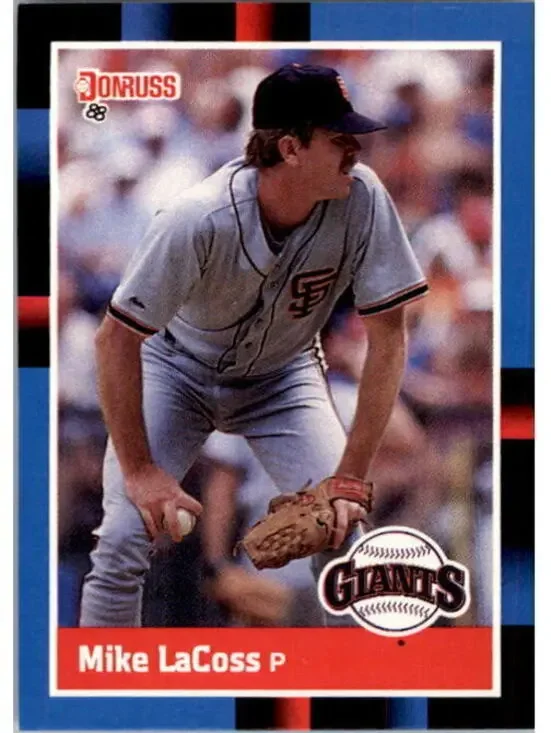 1988 Mike LaCoss Donruss Baseball Card #436