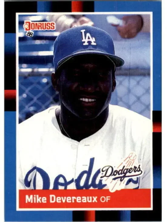 1988 Mike Devereaux Donruss Baseball Card #546