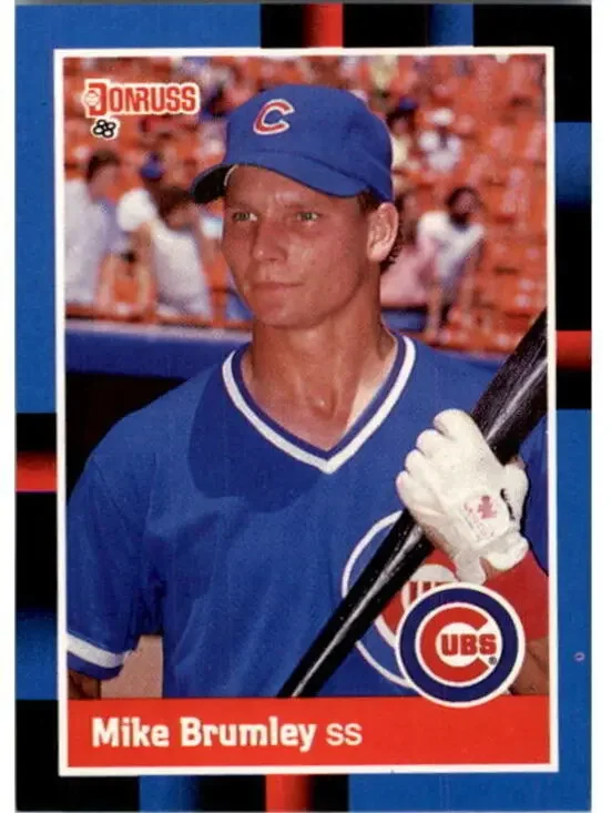 1988 Mike Brumley Donruss Baseball Card #609