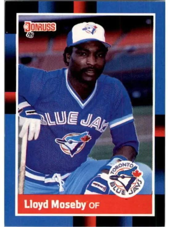 1988 Lloyd Moseby Donruss Baseball Card #367