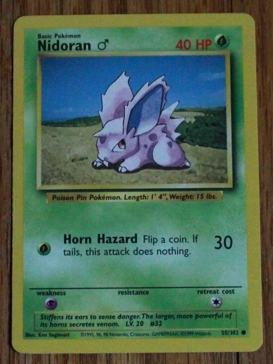 Vintage Pokemon 1999 
