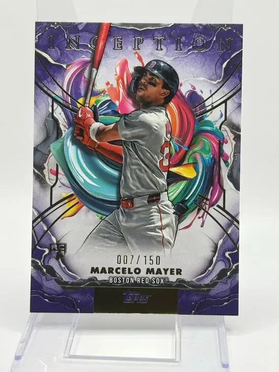 2025 Topps Inception Marcelo Mayer Rookie Purple 007/150 SP Boston Red Sox RC