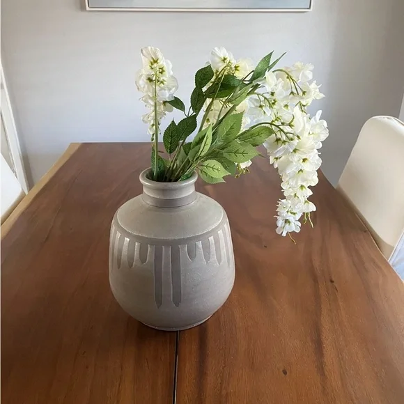 New Gray terracotta Ceramic Vase