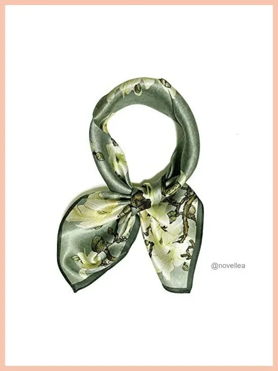 100% Real Mulberry Silk Satin Square 21