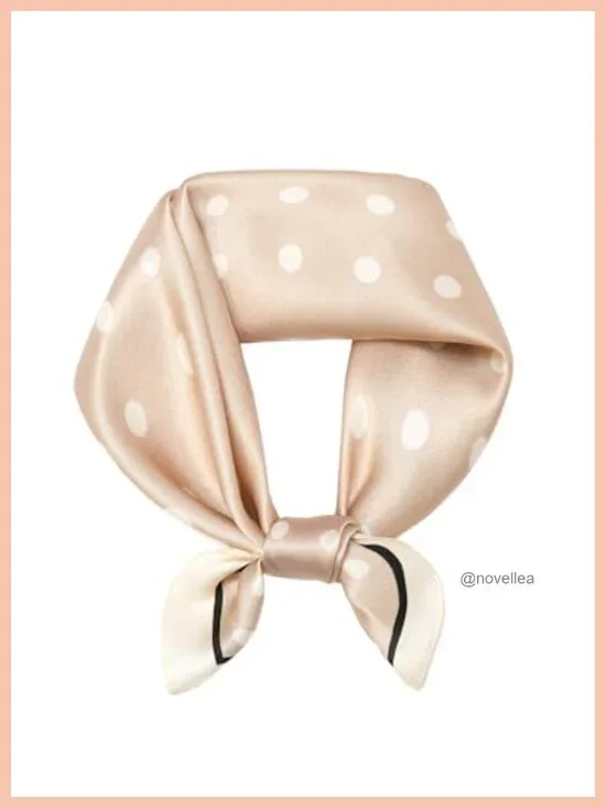 Lightweight 100% Mulberry Silk Square Scarf Hair Bandana Neckerchief
