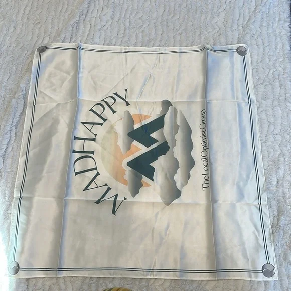 Madhappy summer outdoor silk scarf, local optimist group brand new