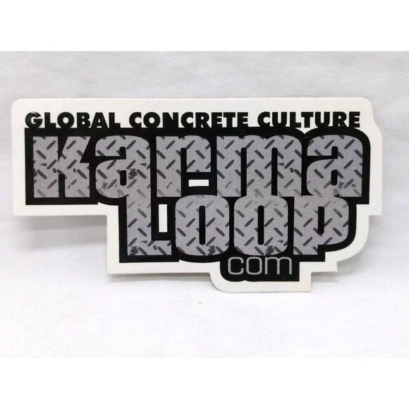 Global Concrete Culture Karma Loop Sticker 4