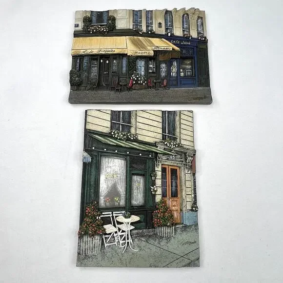 2 Scott Steele 3D Cafe Wall Art Plaques