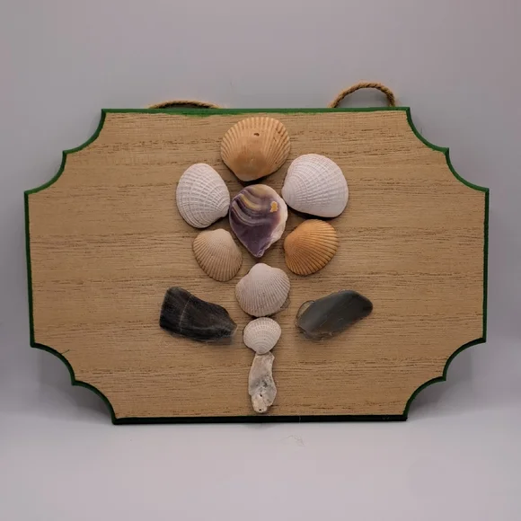 Handmade Flower Seashell Decor