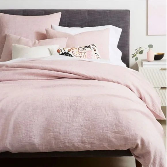 West elm full/queen duvet cover and 2 pillowcases