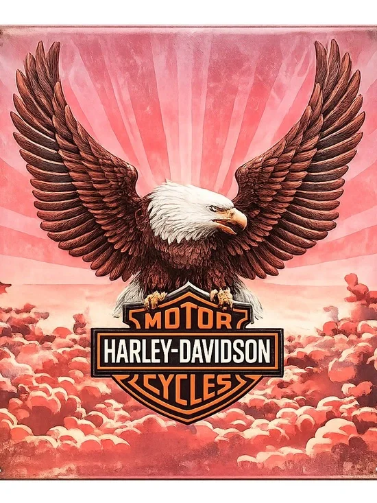 NEW Harley-Davidson Motorcycles Embossed Metal Sign