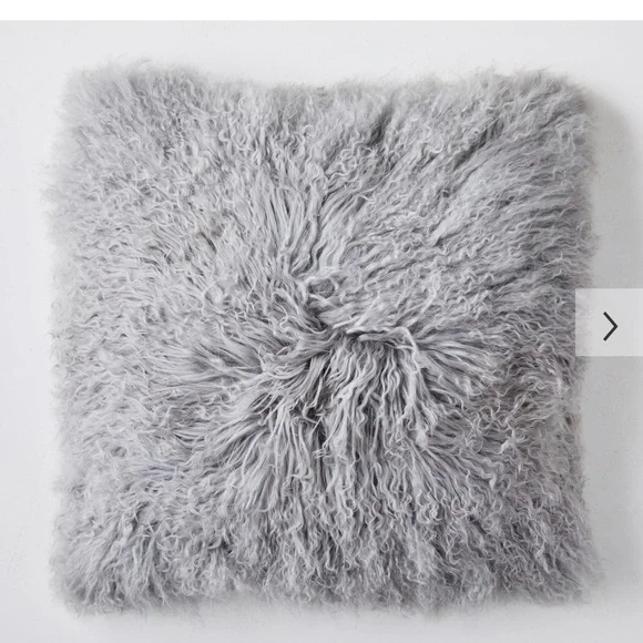West Elm Mongolian Lamb Pillow Cover
