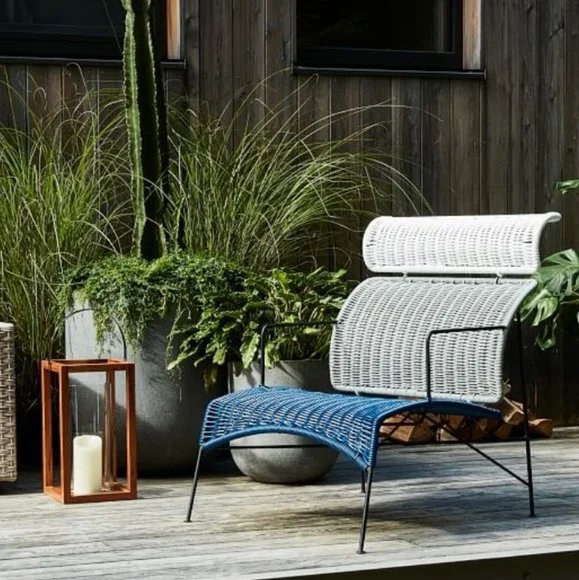 West Elm Simple Wood Lanter Size Large