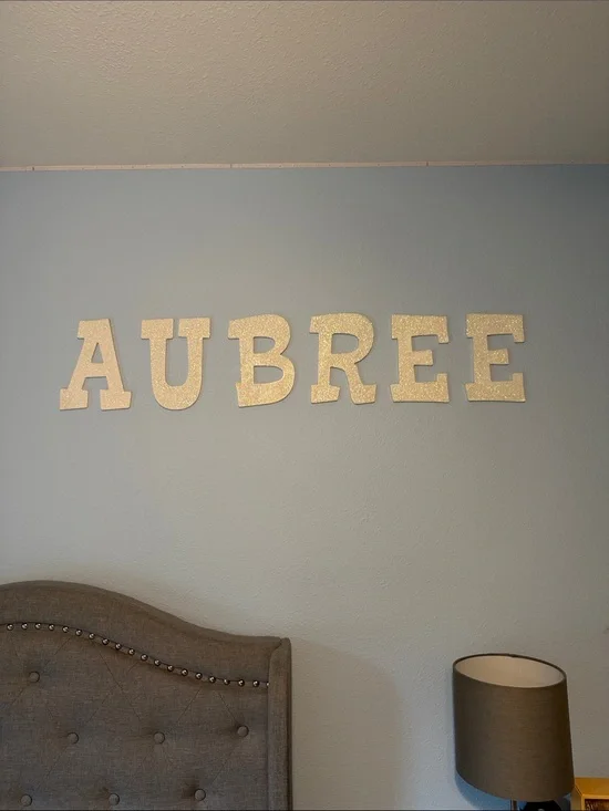 Custom Wall Name Letters 