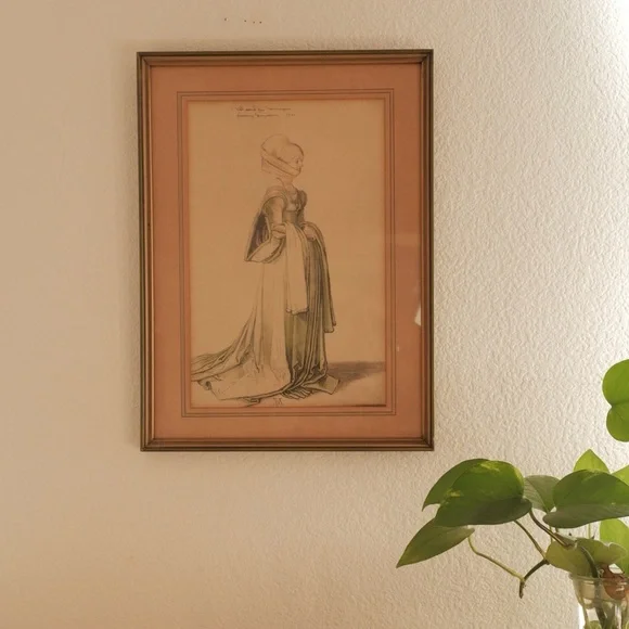 Vintage Albrecht Dürer “A Nuremberg Costume‎ Study 1500