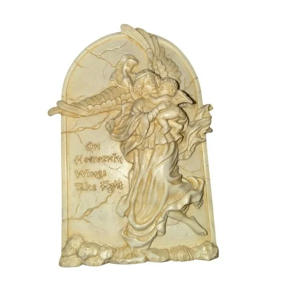 Roman Memorial Plaque Angel Child 